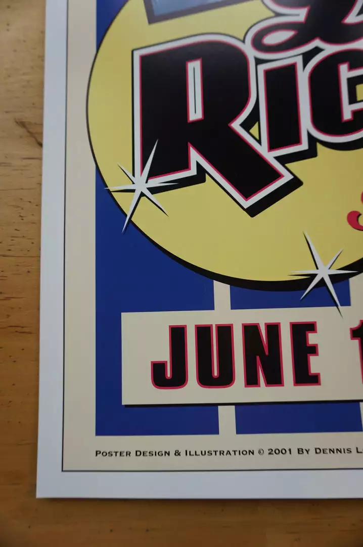 Little Richard - 2001 Dennis Loren Poster Seattle Sky Church 8 Little Richard - 2001 Dennis Loren Poster Seattle Sky Church