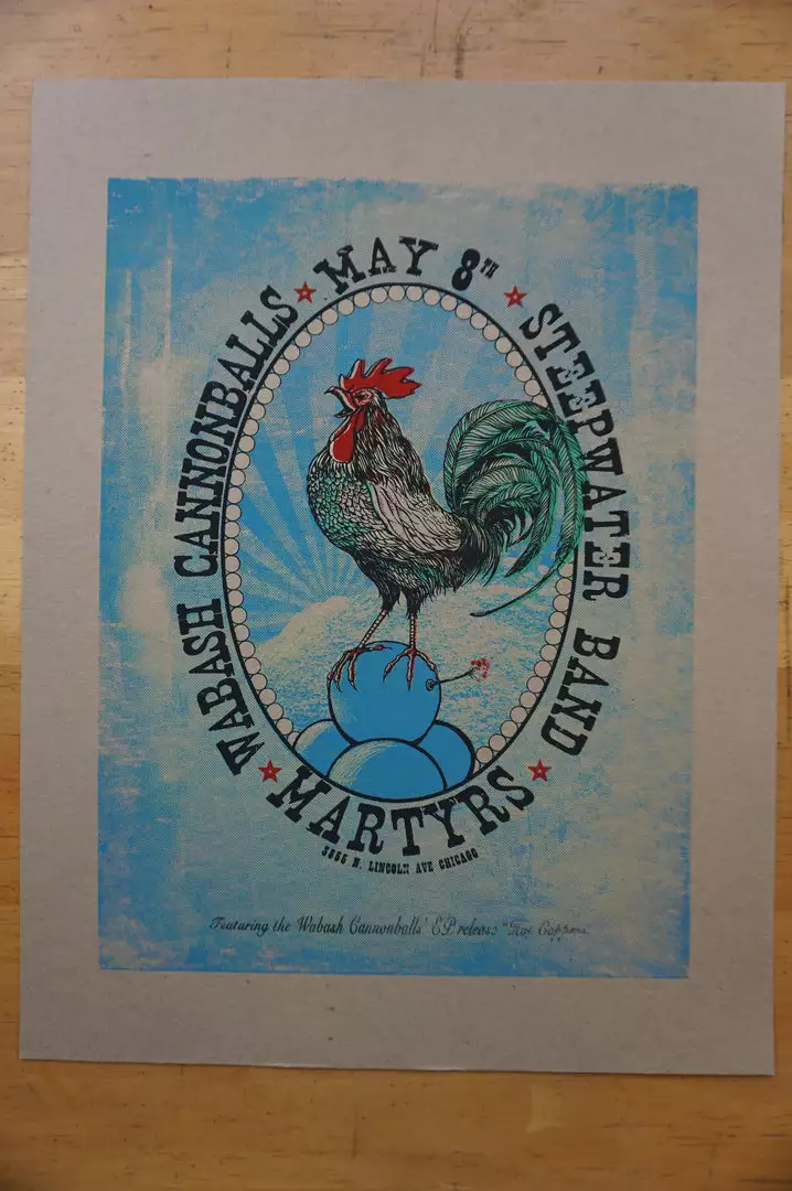 Sold Out Posters The Steepwater Band - 2015 TSB Poster Chicago, IL Martyrs VARIANT 4 Sold Out Posters The Steepwater Band - 2015 TSB Poster Chicago, IL Martyrs VARIANT