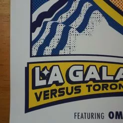 Sold Out Posters LA Galaxy Vs. Toronto FC - 2014 Ames Brothers Poster Los Angeles Gig Posters