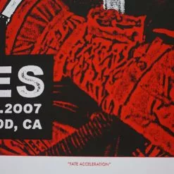 The White Stripes - 2007 Rob Jones Poster Los Angeles, CA