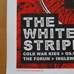 The White Stripes - 2007 Rob Jones Poster Los Angeles, CA