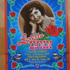 Gig Posters Loretta Lynn - 2005 Dennis Loren Poster Tulsa, OK, Cain's Ballroom