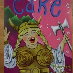 Gig Posters Cake - 2001 Barbara Pollack Poster San Francisco, CA Warfield Theatre