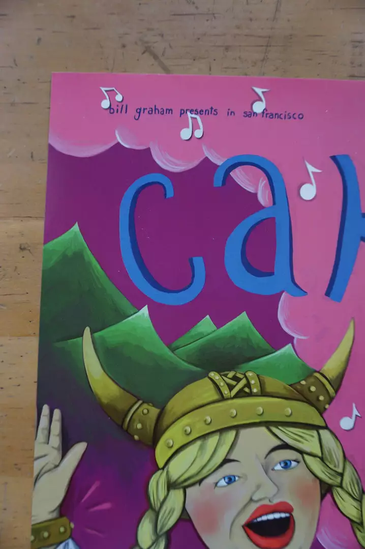 Gig Posters Cake - 2001 Barbara Pollack Poster San Francisco, CA Warfield Theatre 5 Gig Posters Cake - 2001 Barbara Pollack Poster San Francisco, CA Warfield Theatre