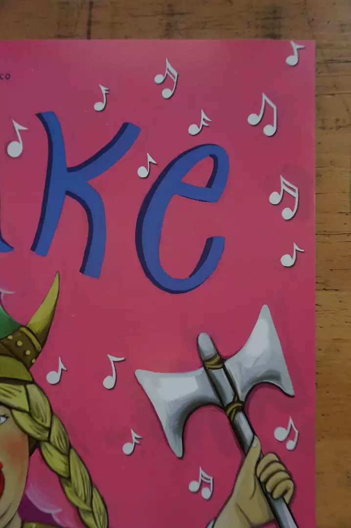 Gig Posters Cake - 2001 Barbara Pollack Poster San Francisco, CA Warfield Theatre 6 Gig Posters Cake - 2001 Barbara Pollack Poster San Francisco, CA Warfield Theatre