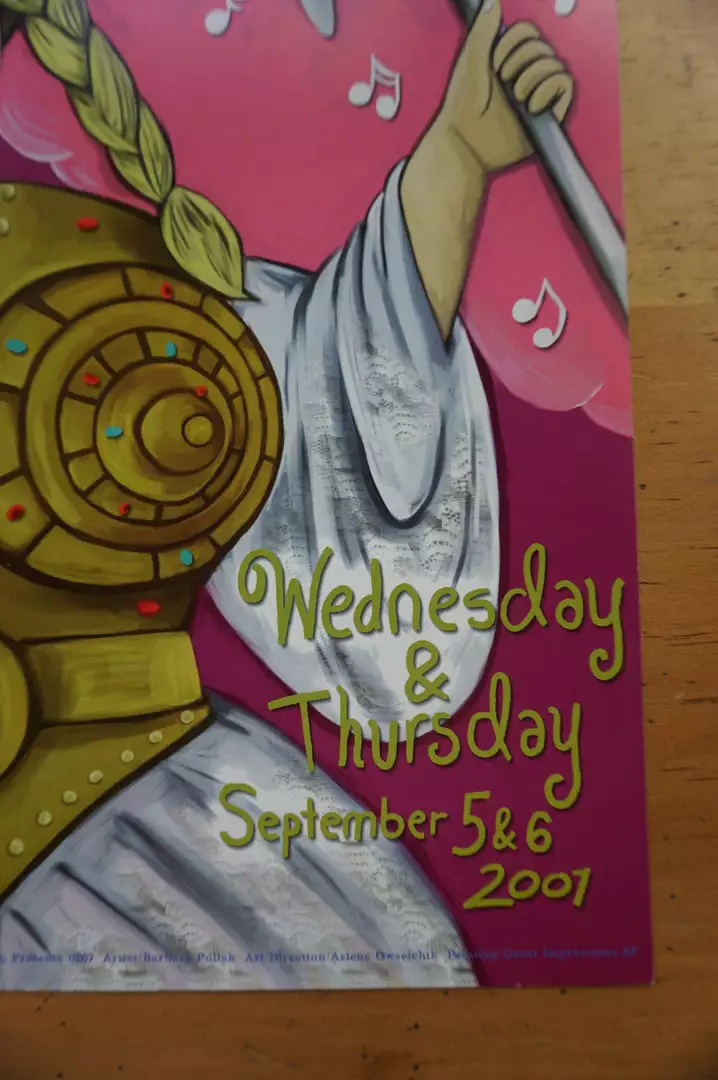 Gig Posters Cake - 2001 Barbara Pollack Poster San Francisco, CA Warfield Theatre 7 Gig Posters Cake - 2001 Barbara Pollack Poster San Francisco, CA Warfield Theatre