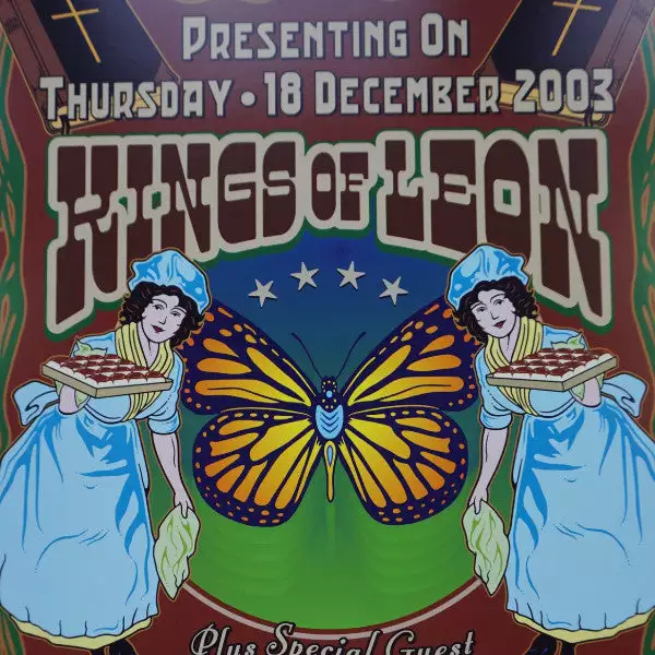 Kings Of Leon - 2003 Dennis Loren Poster Rock City Nottingham 3 Kings Of Leon - 2003 Dennis Loren Poster Rock City Nottingham