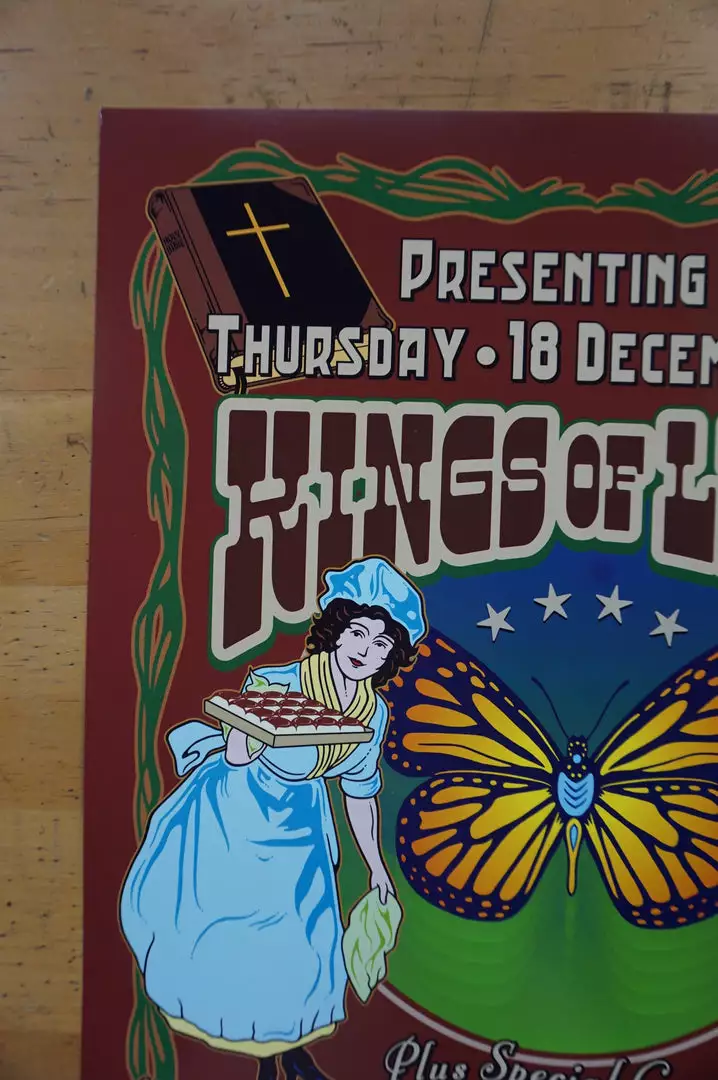 Kings Of Leon - 2003 Dennis Loren Poster Rock City Nottingham 5 Kings Of Leon - 2003 Dennis Loren Poster Rock City Nottingham