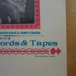 Sold Out Posters Gig Posters The O'Kanes - 1987 Columbia Records Hatch Show Prints Poster