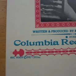 Sold Out Posters Gig Posters The O'Kanes - 1987 Columbia Records Hatch Show Prints Poster