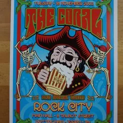 The Coral - 2003 Dennis Loren Poster Nottingham Rock City