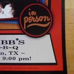 Gig Posters Bob Dylan - 2007 Geoff Gans Poster Austin, TX Stubb's