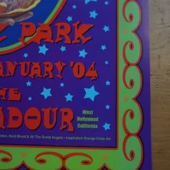 The Thrills - 2004 Dennis Loren Poster Patrick Park Troubadour Gig Posters