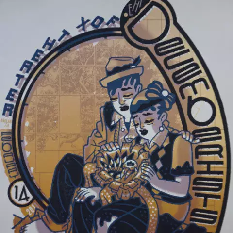 Decemberists - 2011 Guy Burwell Poster Oakland Fox Theater Gig Posters 4 Decemberists - 2011 Guy Burwell Poster Oakland Fox Theater Gig Posters