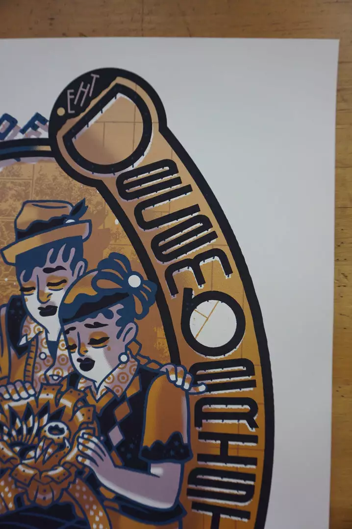 Decemberists - 2011 Guy Burwell Poster Oakland Fox Theater Gig Posters 7 Decemberists - 2011 Guy Burwell Poster Oakland Fox Theater Gig Posters