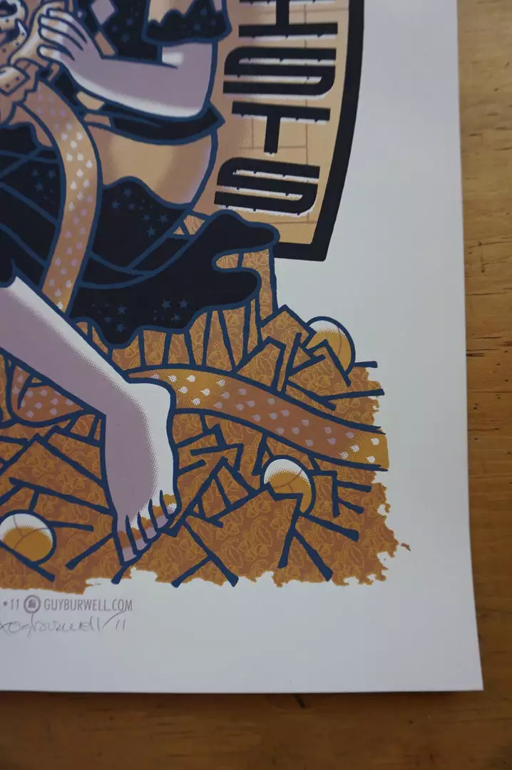 Decemberists - 2011 Guy Burwell Poster Oakland Fox Theater Gig Posters 8 Decemberists - 2011 Guy Burwell Poster Oakland Fox Theater Gig Posters