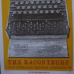 Gig Posters The Raconteurs - 2006 Print Mafia Poster Jack White Portland