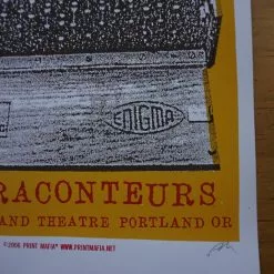 Gig Posters The Raconteurs - 2006 Print Mafia Poster Jack White Portland