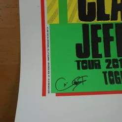 Eric Clapton - 2010 Ron Donovan Poster Jeff Beck Firehouse 12 Eric Clapton - 2010 Ron Donovan Poster Jeff Beck Firehouse