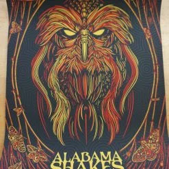Alabama Shakes - 2016 Todd Slater Poster Taos AP Kit Carson Park Gig Posters