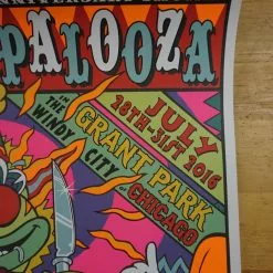 Lollapalooza - 2016 Frank Kozik Poster Chicago, IL Grant Park 13 Lollapalooza - 2016 Frank Kozik Poster Chicago, IL Grant Park