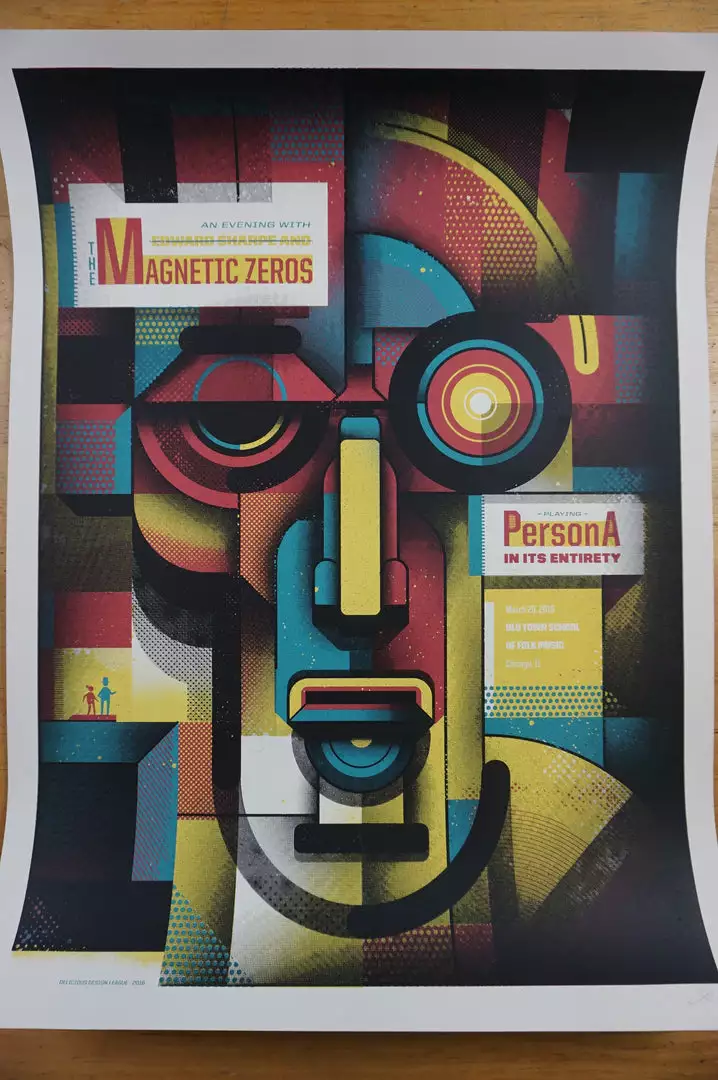 Delicious Design Edward Sharpe And The Magnetic Zeros - 2016 Poster Chicago ESMZ 4 Delicious Design Edward Sharpe And The Magnetic Zeros - 2016 Poster Chicago ESMZ