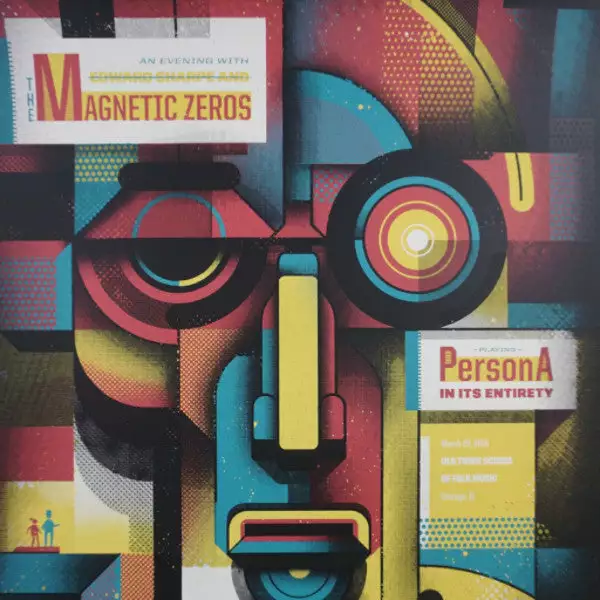 Delicious Design Edward Sharpe And The Magnetic Zeros - 2016 Poster Chicago ESMZ 3 Delicious Design Edward Sharpe And The Magnetic Zeros - 2016 Poster Chicago ESMZ