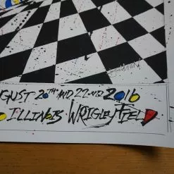 Pearl Jam - 2016 Joey Feldman Poster Chicago, IL Wrigley Field