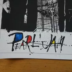 Pearl Jam - 2016 Joey Feldman Poster Chicago, IL Wrigley Field