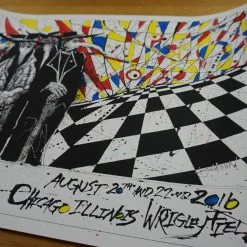 Pearl Jam - 2016 Joey Feldman Poster Chicago, IL Wrigley Field