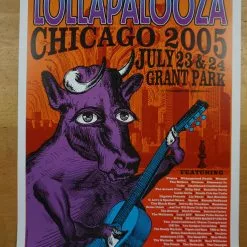 Chicago, IL Lollapalooza - 2005 Frank Zepponi Deluxe Creative Poster Print Chicago