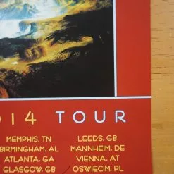 Gig Posters Eric Clapton - 2014 David Singer Poster World Tour Hand Signed