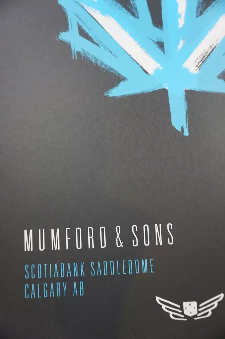 Sold Out Posters Mumford & Sons - 2015 Poster Calgary Alberta Scotiabank Arena 8 Sold Out Posters Mumford & Sons - 2015 Poster Calgary Alberta Scotiabank Arena