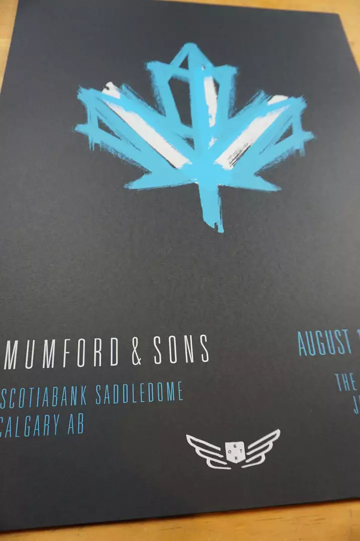 Sold Out Posters Mumford & Sons - 2015 Poster Calgary Alberta Scotiabank Arena 9 Sold Out Posters Mumford & Sons - 2015 Poster Calgary Alberta Scotiabank Arena