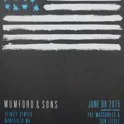 Sold Out Posters Mumford & Sons - 2015 Poster Mansfield, MA Xfinity Center