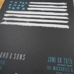 Sold Out Posters Mumford & Sons - 2015 Poster Mansfield, MA Xfinity Center