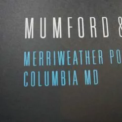 Sold Out Posters Mumford & Sons - 2015 Poster Columbia, MD Merriweather Post Gig Posters