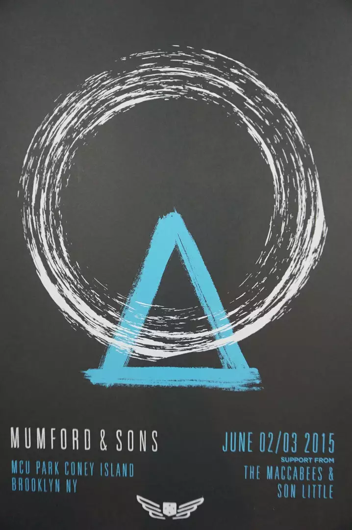 Sold Out Posters Gig Posters Mumford & Sons - 2015 Poster Brooklyn, NY Coney Island 4 Sold Out Posters Gig Posters Mumford & Sons - 2015 Poster Brooklyn, NY Coney Island