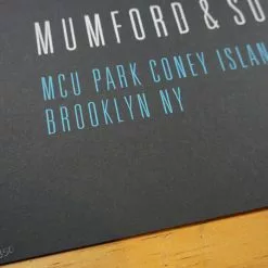 Sold Out Posters Gig Posters Mumford & Sons - 2015 Poster Brooklyn, NY Coney Island 14 Sold Out Posters Gig Posters Mumford & Sons - 2015 Poster Brooklyn, NY Coney Island