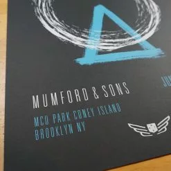 Sold Out Posters Gig Posters Mumford & Sons - 2015 Poster Brooklyn, NY Coney Island 15 Sold Out Posters Gig Posters Mumford & Sons - 2015 Poster Brooklyn, NY Coney Island