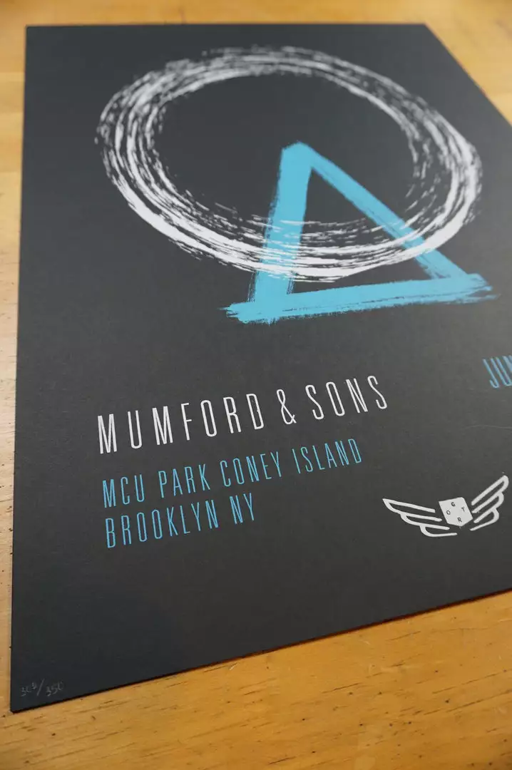 Sold Out Posters Gig Posters Mumford & Sons - 2015 Poster Brooklyn, NY Coney Island 9 Sold Out Posters Gig Posters Mumford & Sons - 2015 Poster Brooklyn, NY Coney Island