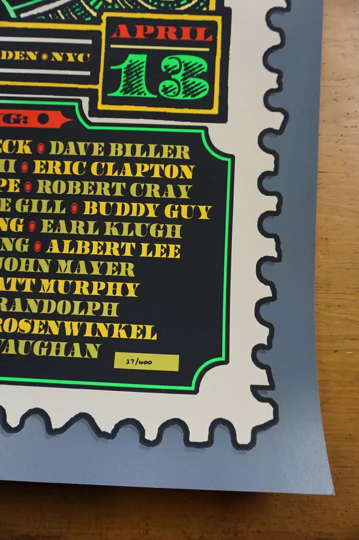 Crossroads Guitar Festival - 2013 Ron Donovan, Chuck Sperry Poster Stamp Eric Clapton 7 Crossroads Guitar Festival - 2013 Ron Donovan, Chuck Sperry Poster Stamp Eric Clapton