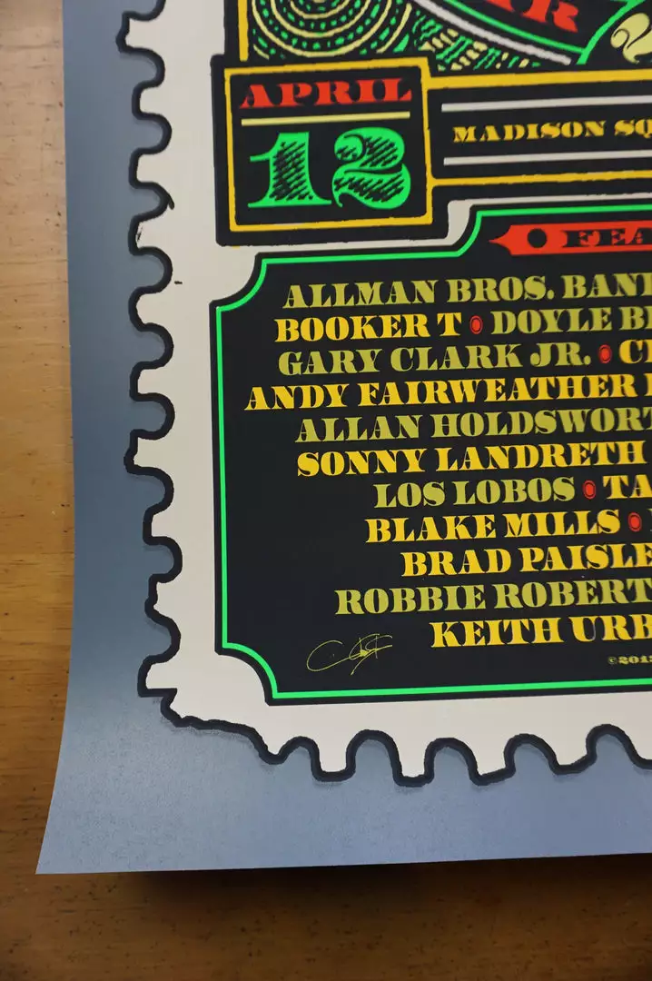 Crossroads Guitar Festival - 2013 Ron Donovan, Chuck Sperry Poster Stamp Eric Clapton 8 Crossroads Guitar Festival - 2013 Ron Donovan, Chuck Sperry Poster Stamp Eric Clapton