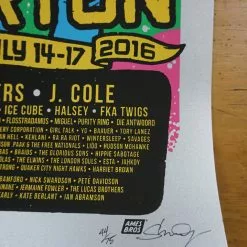 Gig Posters Pemberton Festival - 2016 Ames Brothers Poster VARIANT Pearl Jam 13 Gig Posters Pemberton Festival - 2016 Ames Brothers Poster VARIANT Pearl Jam