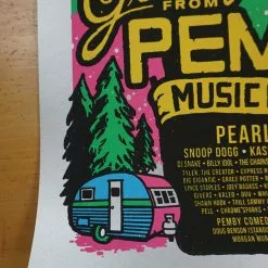 Gig Posters Pemberton Festival - 2016 Ames Brothers Poster VARIANT Pearl Jam 14 Gig Posters Pemberton Festival - 2016 Ames Brothers Poster VARIANT Pearl Jam