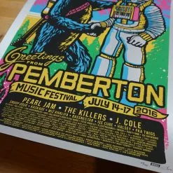 Gig Posters Pemberton Festival - 2016 Ames Brothers Poster VARIANT Pearl Jam 15 Gig Posters Pemberton Festival - 2016 Ames Brothers Poster VARIANT Pearl Jam