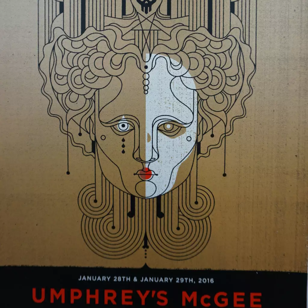 Umphrey's McGee - 2016 Delicious Design League Poster Madison Gig Posters 3 Umphrey's McGee - 2016 Delicious Design League Poster Madison Gig Posters