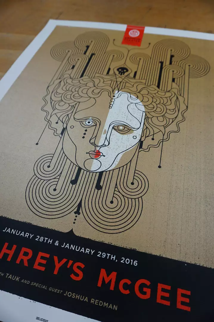 Umphrey's McGee - 2016 Delicious Design League Poster Madison Gig Posters 9 Umphrey's McGee - 2016 Delicious Design League Poster Madison Gig Posters