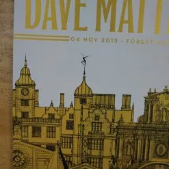 Gig Posters Dave Matthews Band - 2015 Nate Duval Poster Brussels DMB 11 Gig Posters Dave Matthews Band - 2015 Nate Duval Poster Brussels DMB