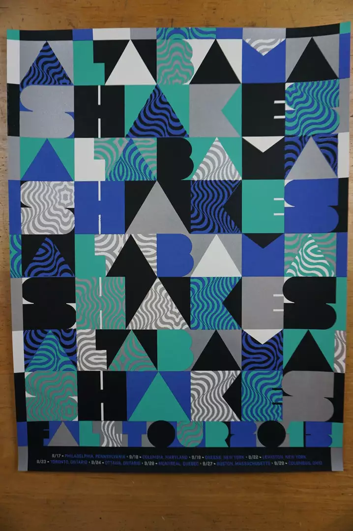 Gig Posters Alabama Shakes - 2015 Nate Duval Poster Fall Tour 2 4 Gig Posters Alabama Shakes - 2015 Nate Duval Poster Fall Tour 2